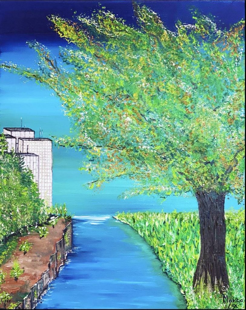 Lienzo A place del pintor de arte alemán Marco Lux